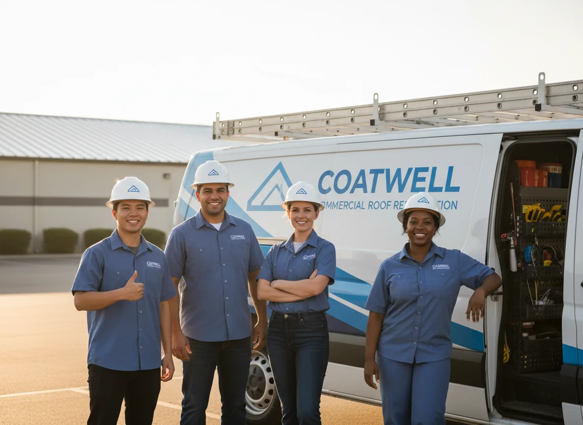 Commercial roof coating company in Ashwood, OR